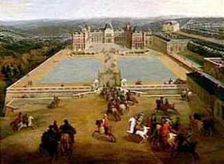 Le Ch&acirc;teau en 1723 (par Pierre-Denis Marin 1663-1742)